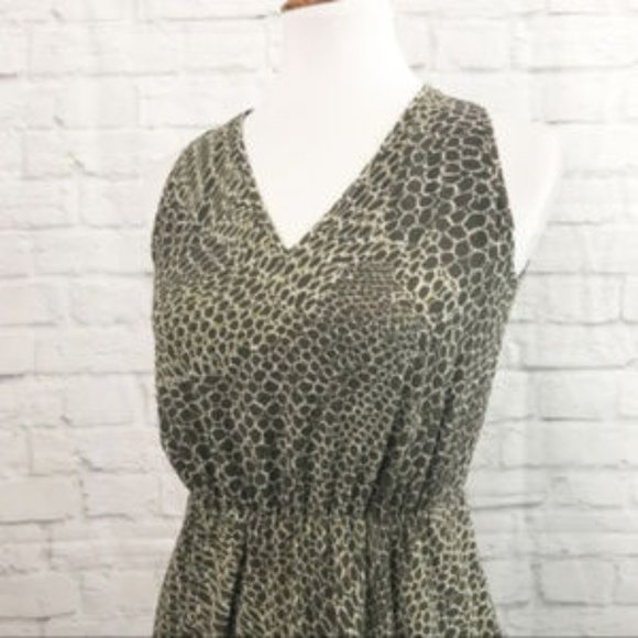 Banana Republic Sleeveless Print Maxi size 4P - Picture 4 of 5